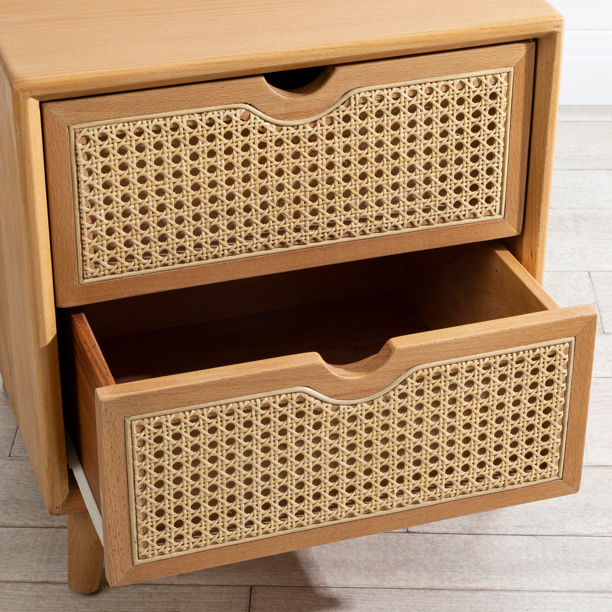 Galloway Natural Bedside Table Pillow Talk