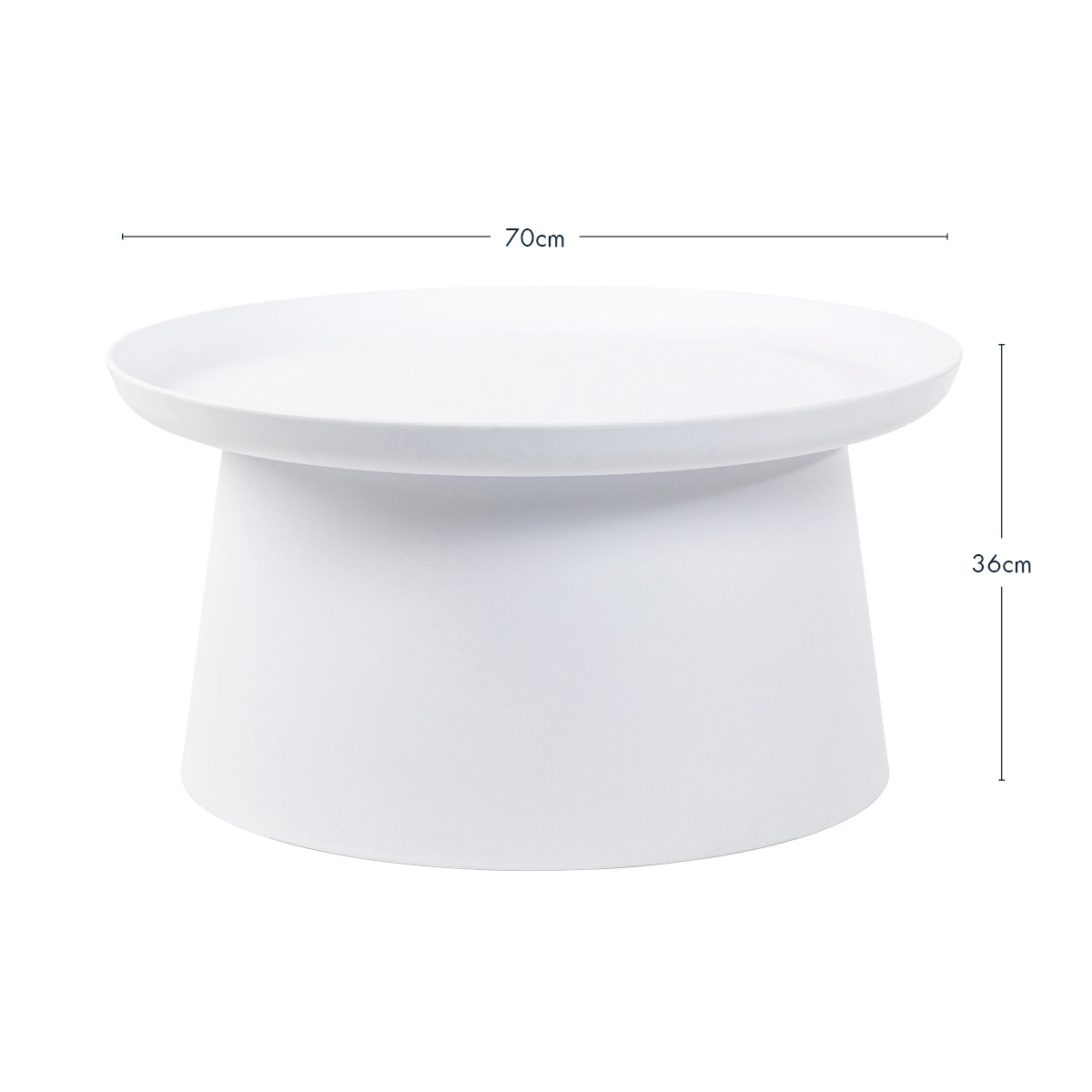 Airlie White Outdoor Coffee Table - Pillow Talk