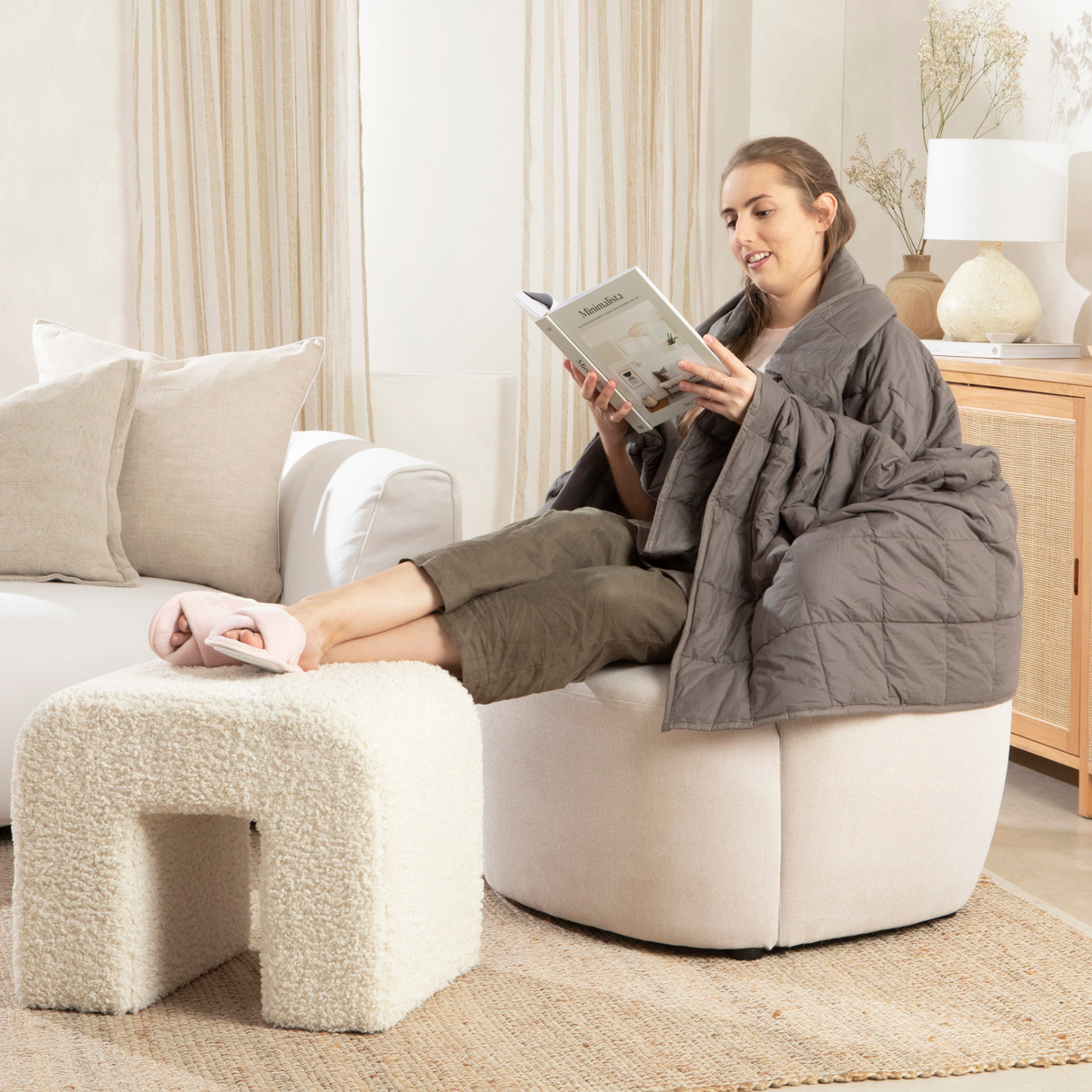 Tranquility 6.8kg Weighted Blanket Pillow Talk