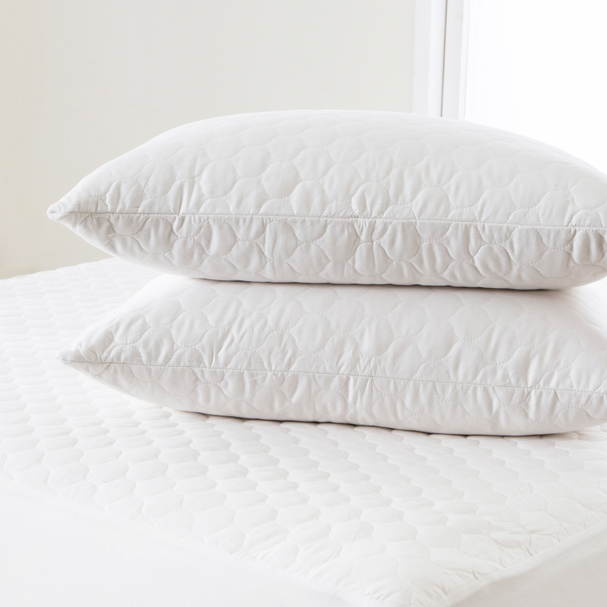 Natural Cotton King Pillow Protector Pillow Talk