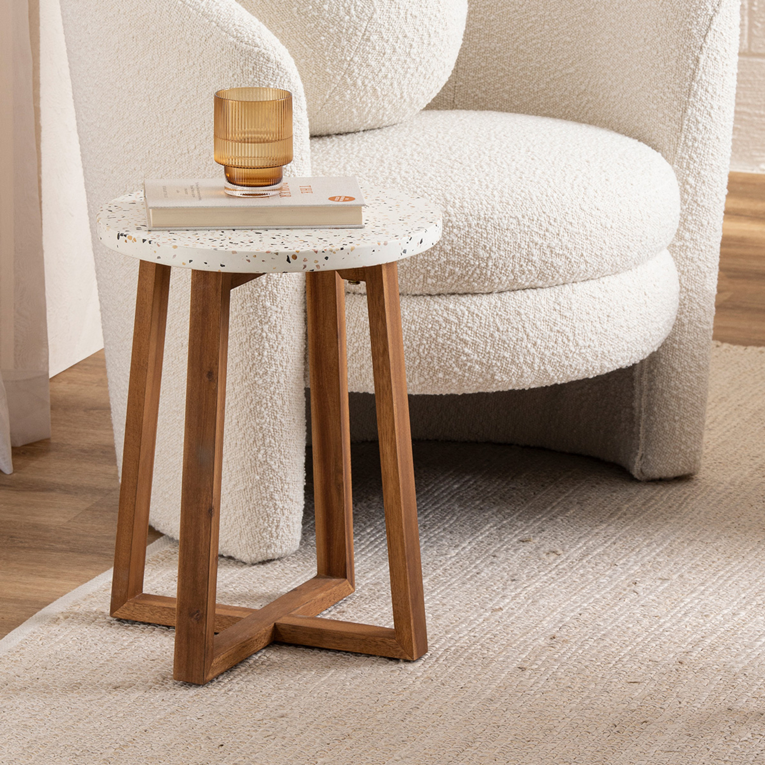 Hazel Side Table Pillow Talk