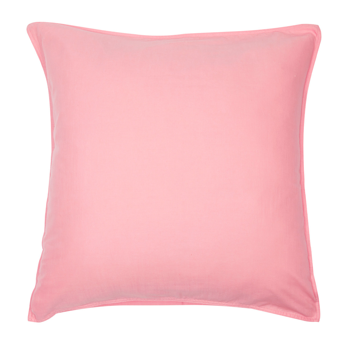 Washed Linen Look Pink European Pillowcase Pillow Talk