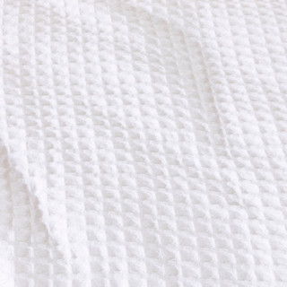 Chunky Waffle White Quilt Cover Set - Pillow Talk