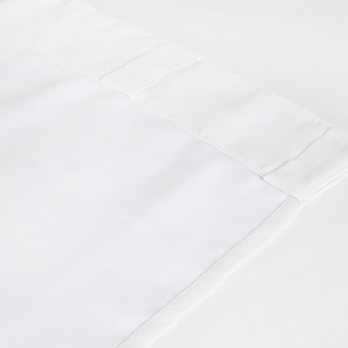 Aspen White Triple Weave Room Darkening Curtains [HABBASPEN22A ...