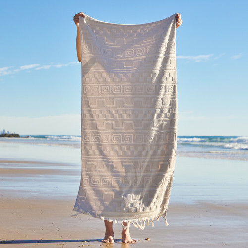 Cassius Terry Tassel Beach Towel - Pillow Talk