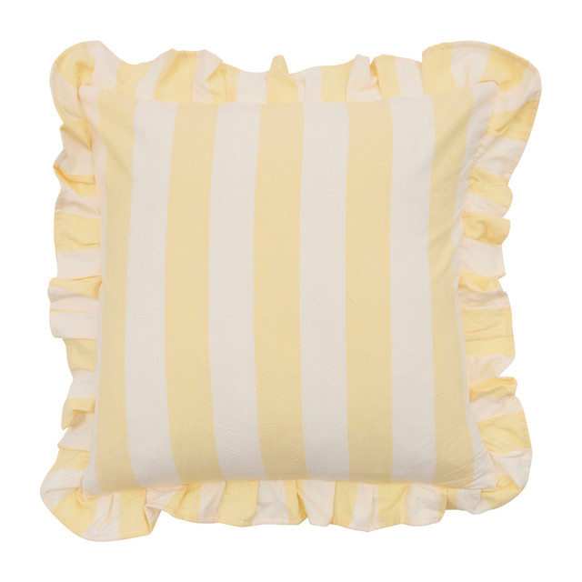 Audrey Ruffle Square Cushion [MUSLAUDRC23]