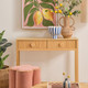 Dutton Natural Console Table - Pillow Talk