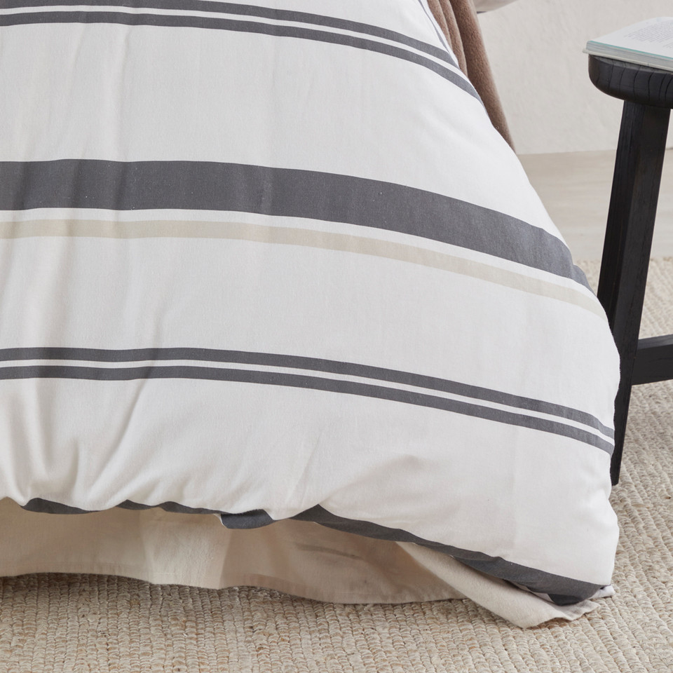 Theo Cotton Flannelette Quilt Cover Set Pillow Talk