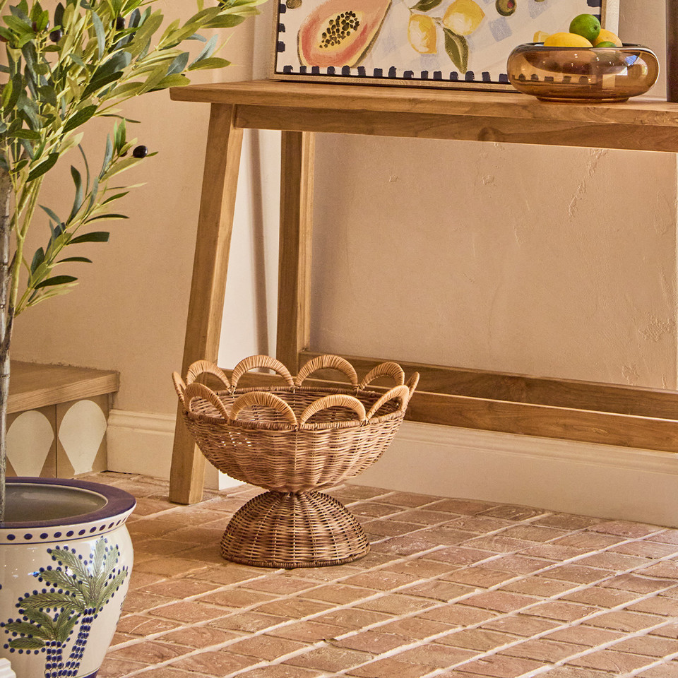 Adonis Rattan Bowl - Pillow Talk