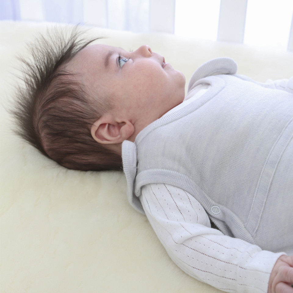 Merino Mini Reversible Wool Cot Mattress Topper Pillow Talk