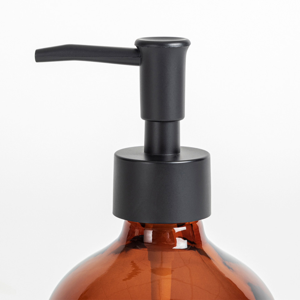 Amber Glass Bathroom Accessories Pillow Talk