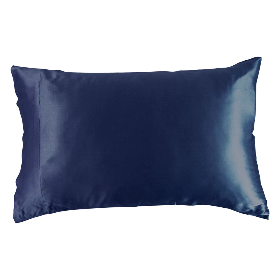 Navy Mulberry Silk Pillowcase Pillow Talk