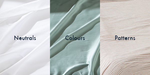 Neutral, Coloured & Patterned bed sheets