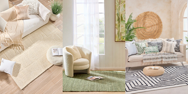 Three styles of choosing the right rug for the type of living room