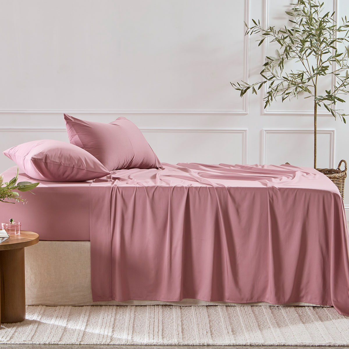 400 Thread Count Bamboo Cotton Sheet Set Single/KS/Double/Queen/King/SK - Picture 22 of 23
