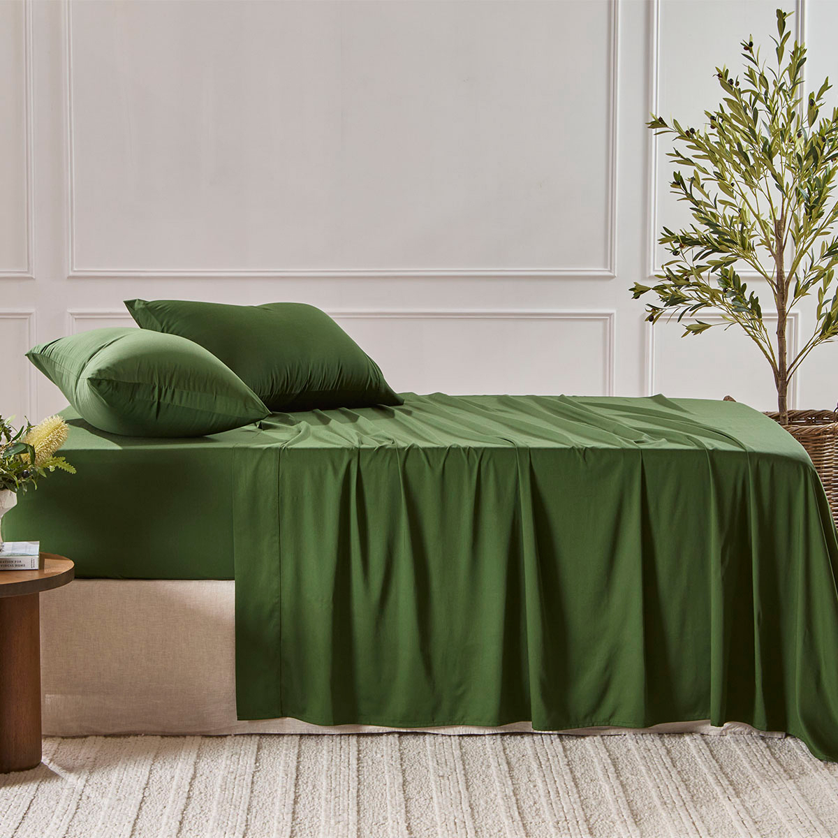 400 Thread Count Bamboo Cotton Sheet Set Single/KS/Double/Queen/King/SK - Picture 14 of 23