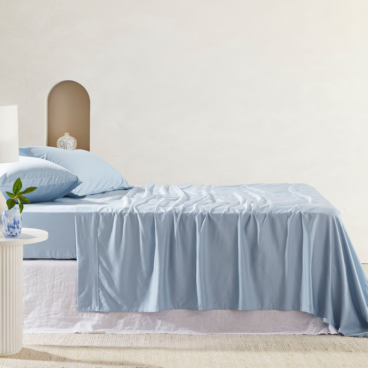 400 Thread Count Bamboo Cotton Sheet Set Single/KS/Double/Queen/King/SK - Picture 15 of 23