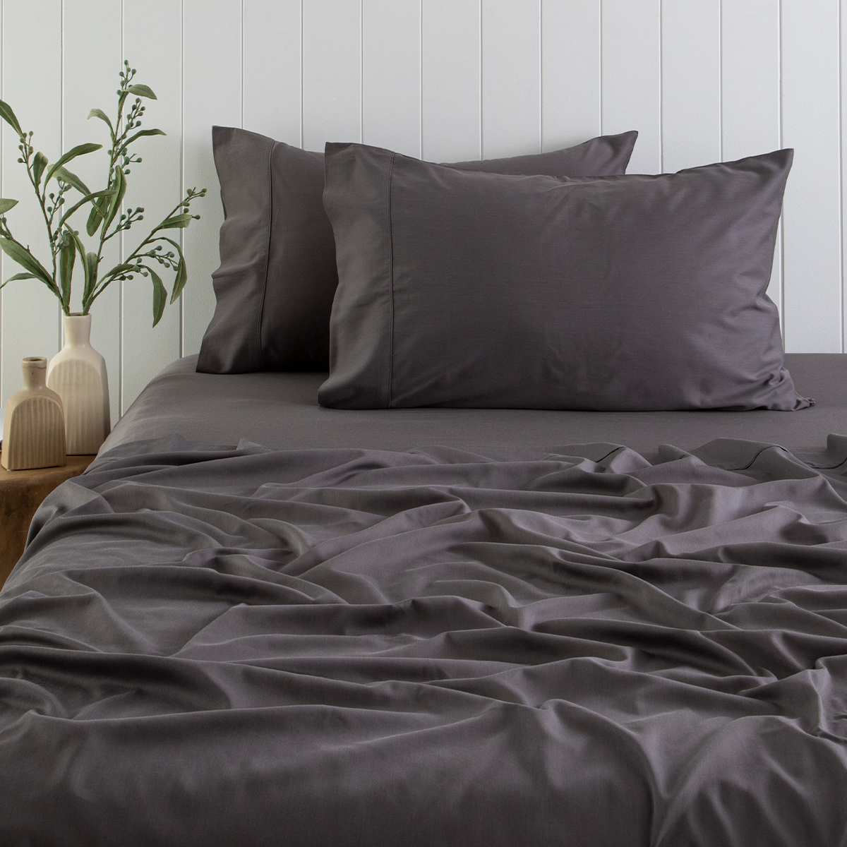 400 Thread Count Bamboo Cotton Sheet Set Single/KS/Double/Queen/King/SK - Picture 12 of 23