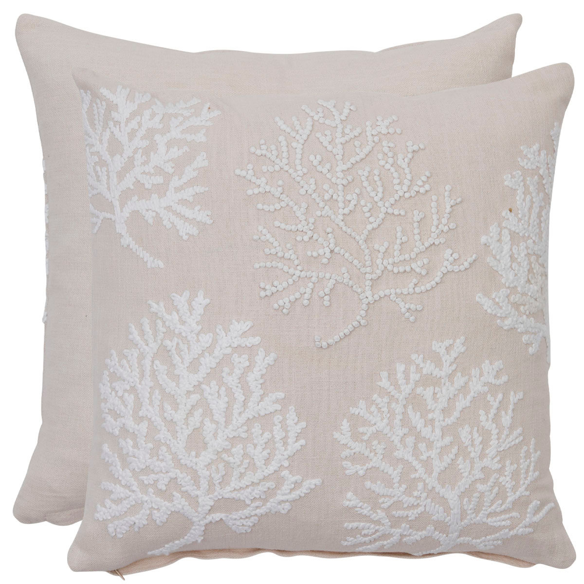 Coral Reef Embroidered Cushion - Picture 7 of 8