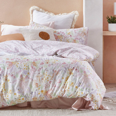 Fairy Tale Reversible Quilt Cover Set [KIDBFAIRQC23]