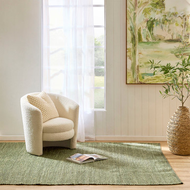 WELSH FLOOR RUG GREEN