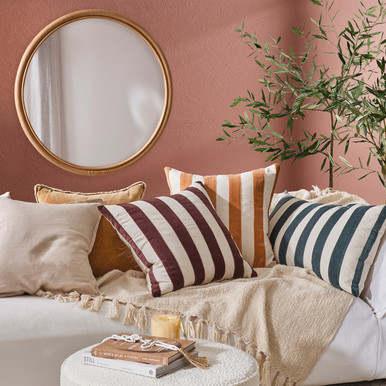 Tivoli Rattan Round Mirror - Pillow Talk