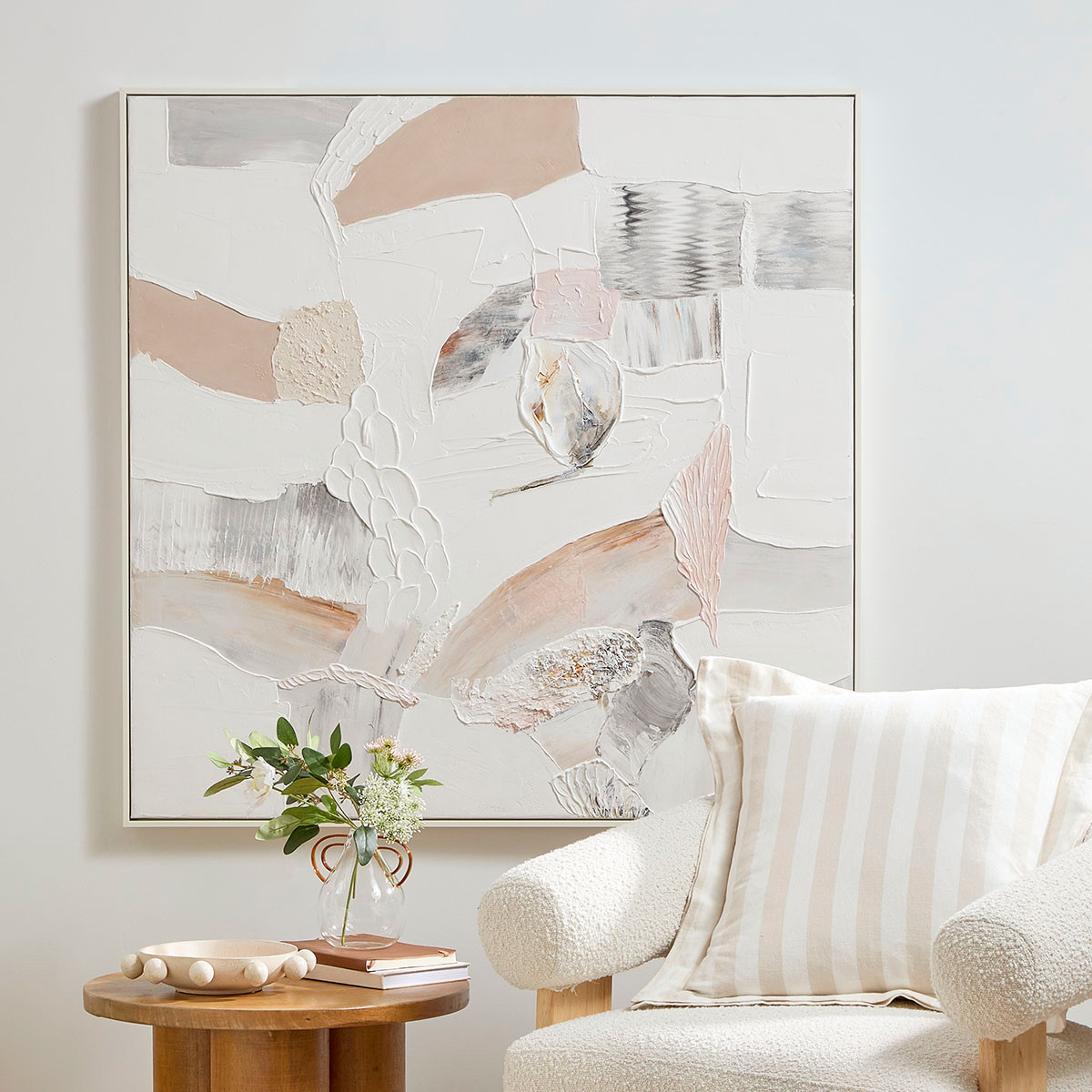 Kona Framed Textured Wall Art