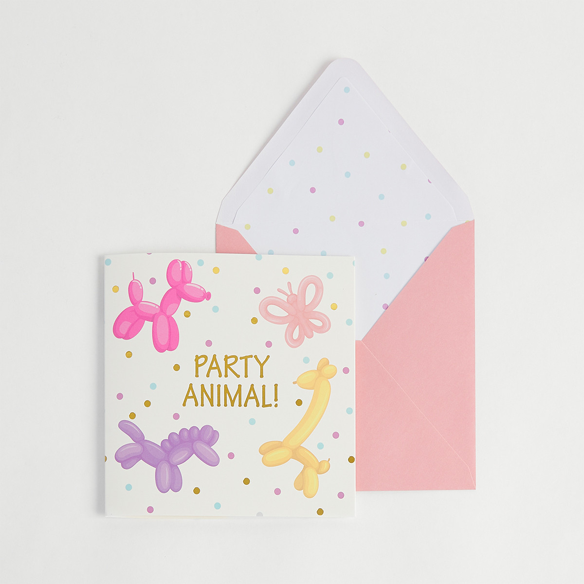 Balloon Animals Greeting Card