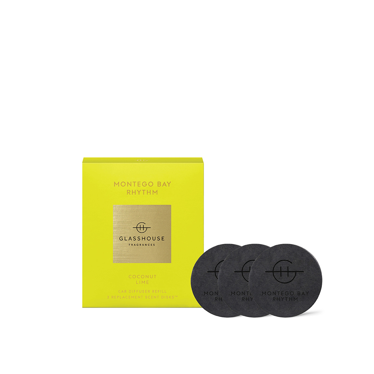 Montego Bay Rhythm Car Diffuser Refill Scent Disks