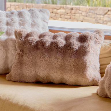 Prague Faux Fur Oblong Cushion - Pillow Talk