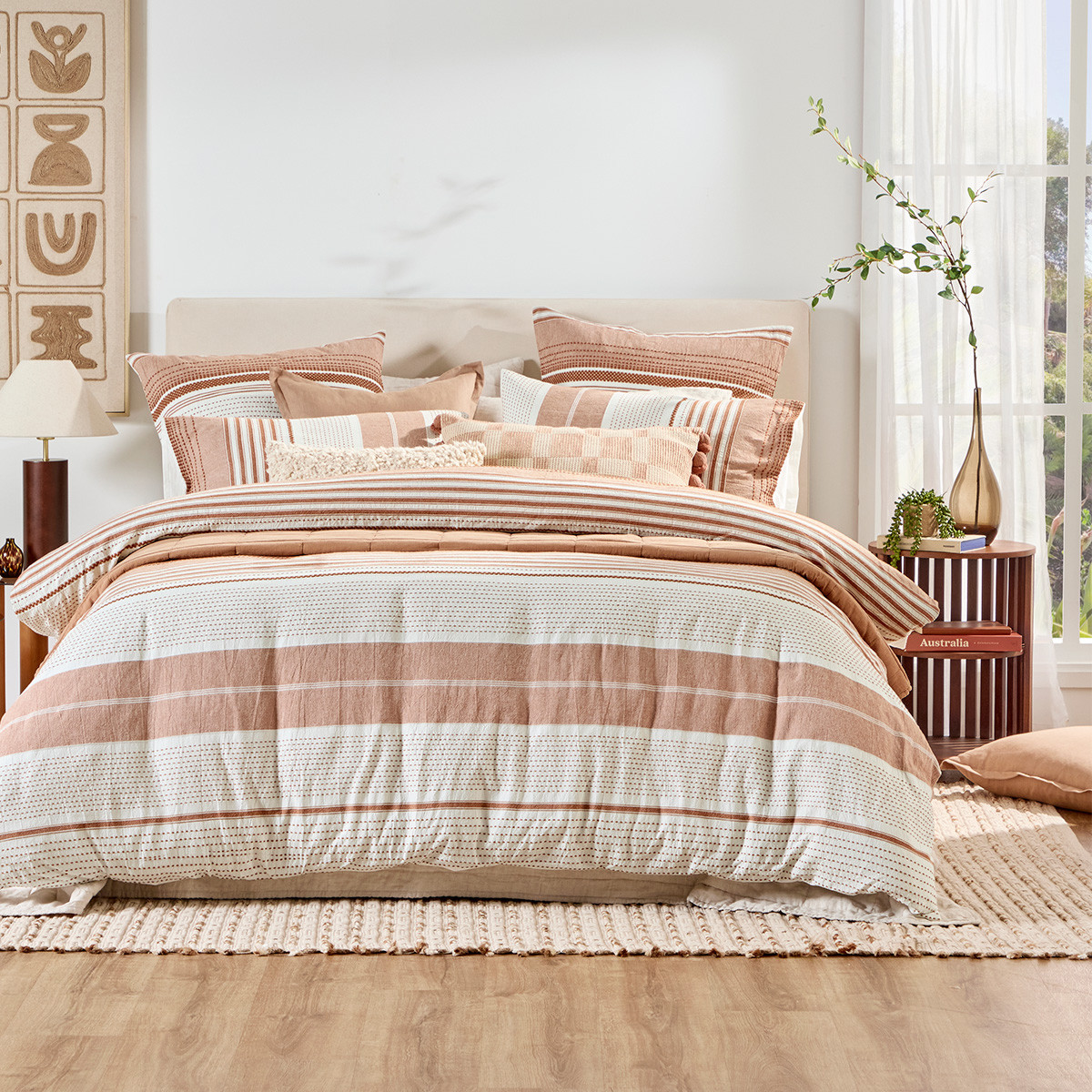 Valley Stripe Quilt Cover Set