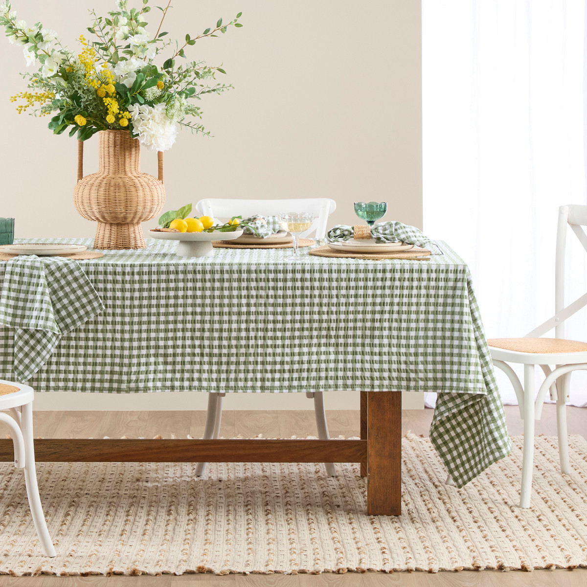 Rocco Mini Check Table Cloth
