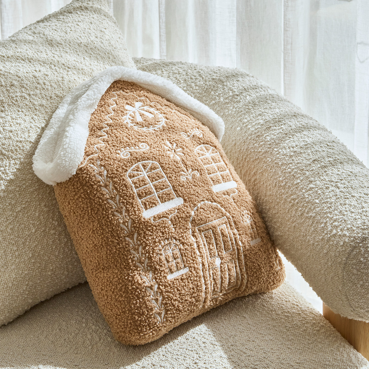 Gingerbread House Cushion