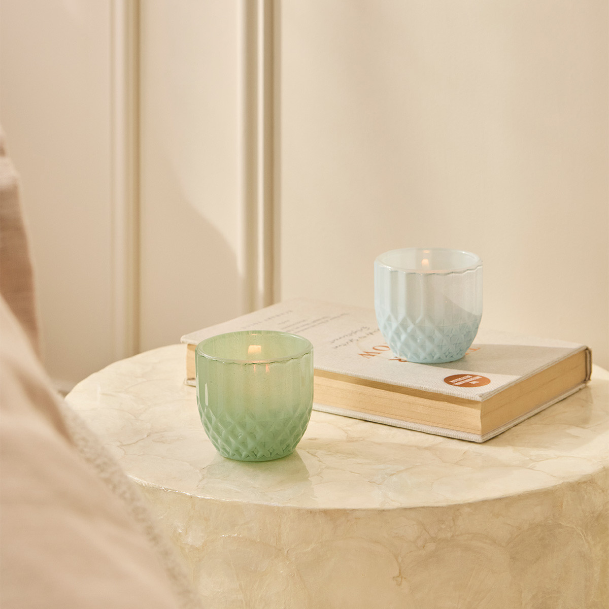 Rain Glass Candle Holder