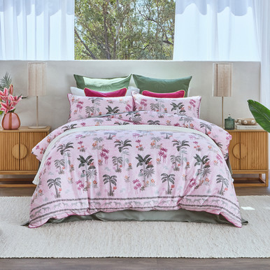 Lalisa Palm Quilt Cover Set