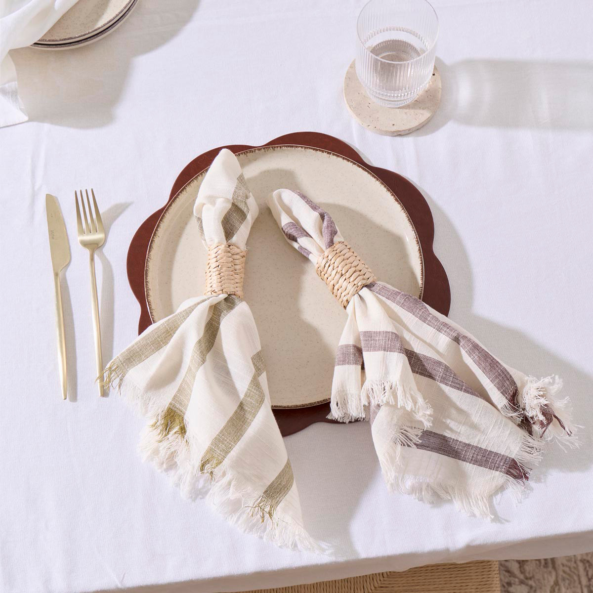 Sawyer Stripe Napkin 4 Pack