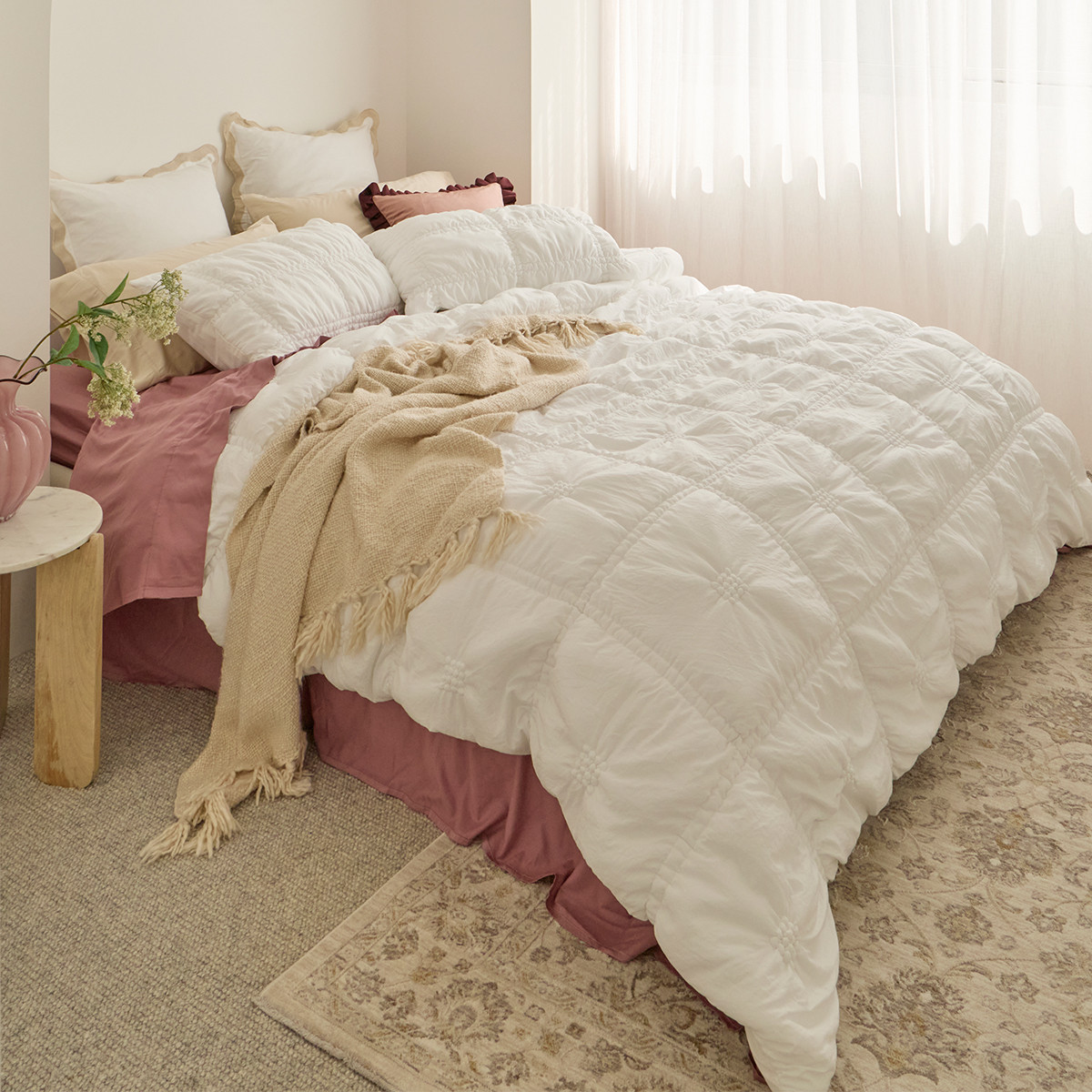 Carrie Quilted Comforter Set