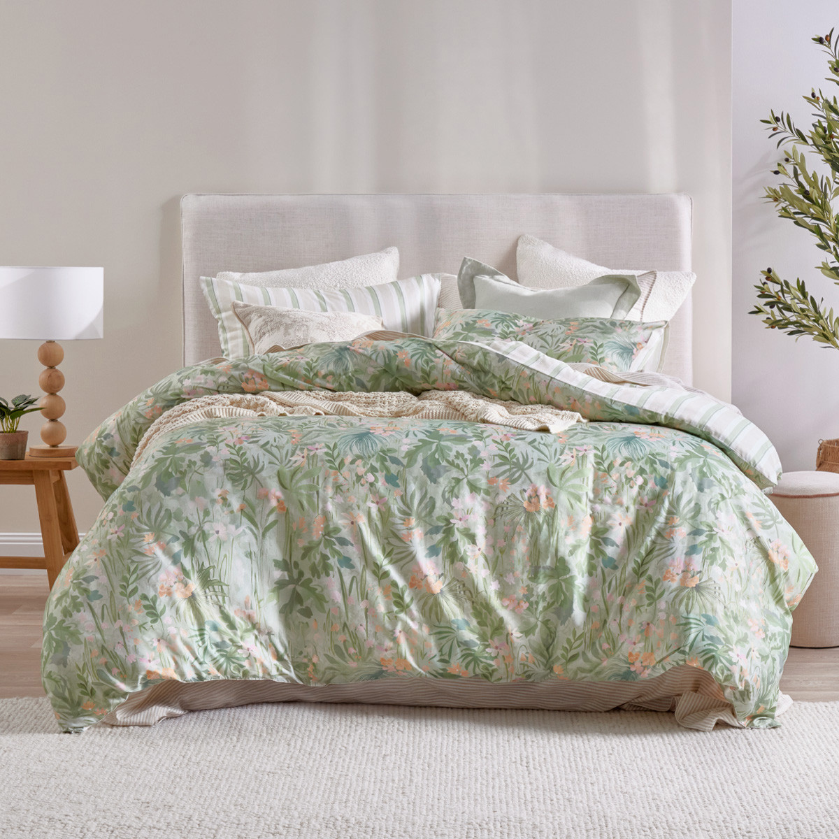Amaris Floral Quilt Cover Set