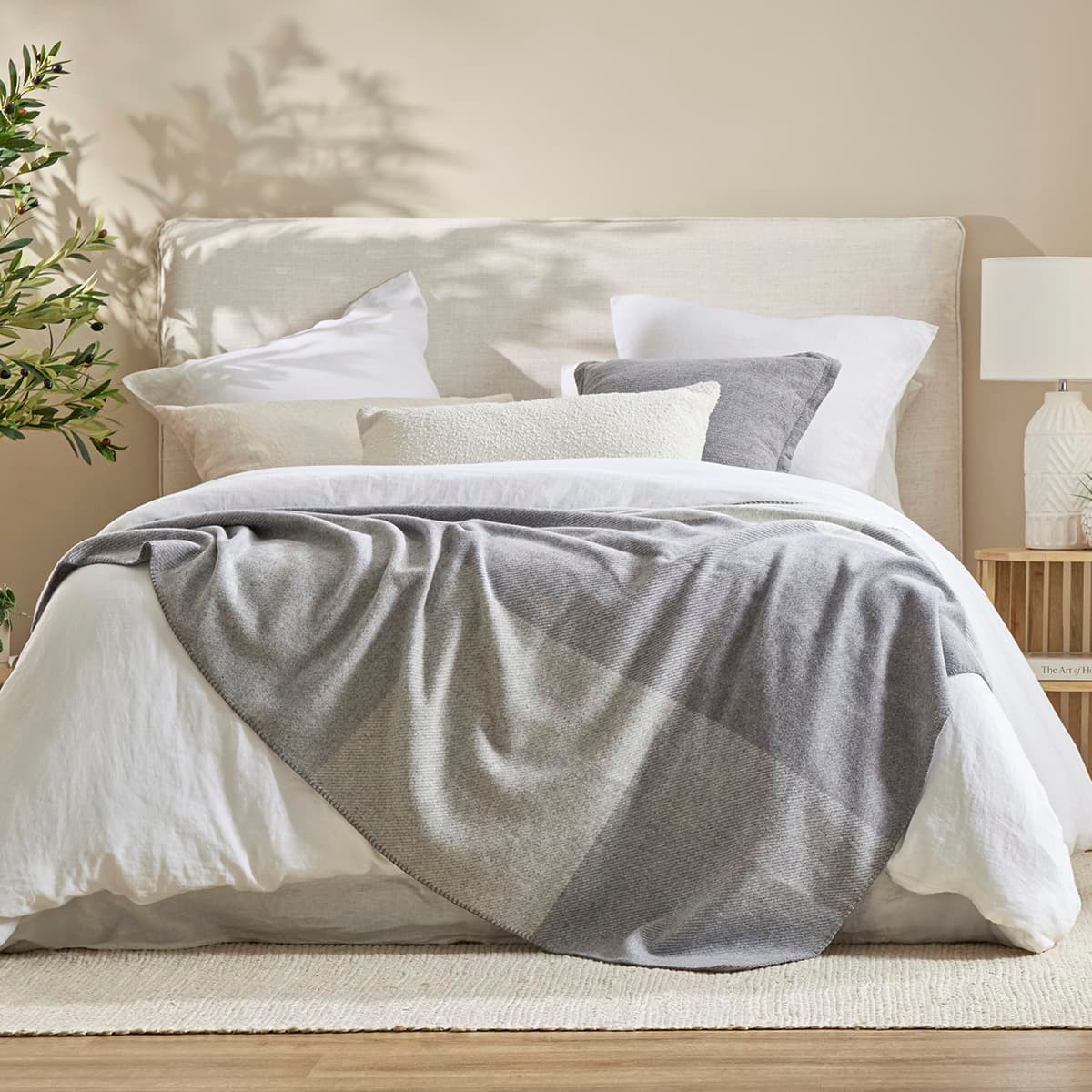 375gsm Buffalo Check Australian Wool Blanket