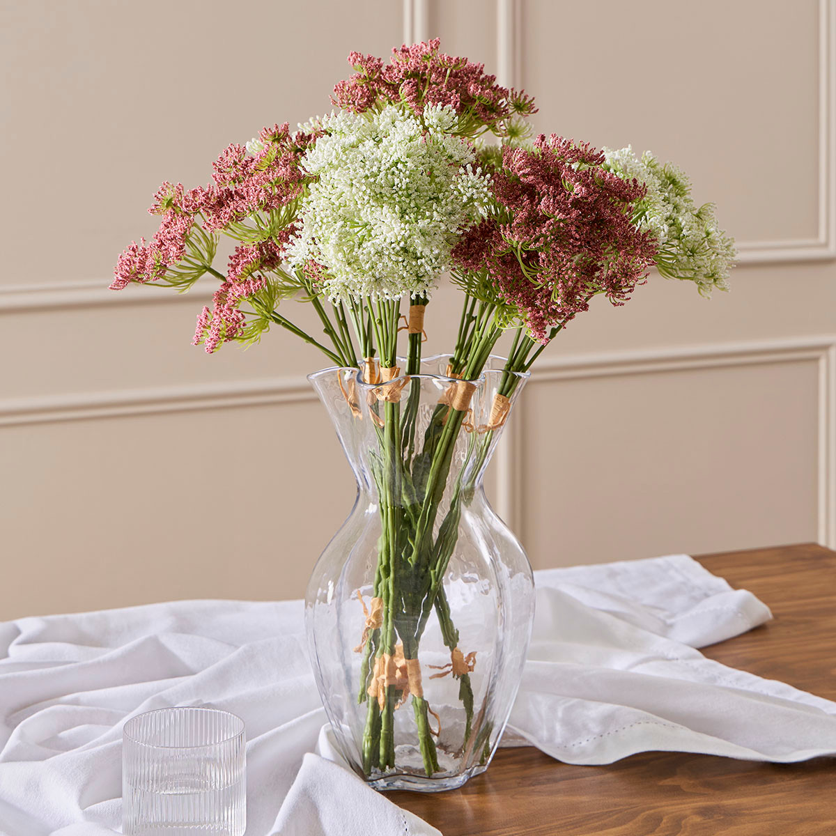 Artificial Queen Anne's Lace Bouquet