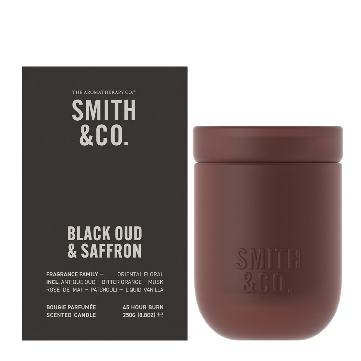 Black Oud & Saffron 250g Candle