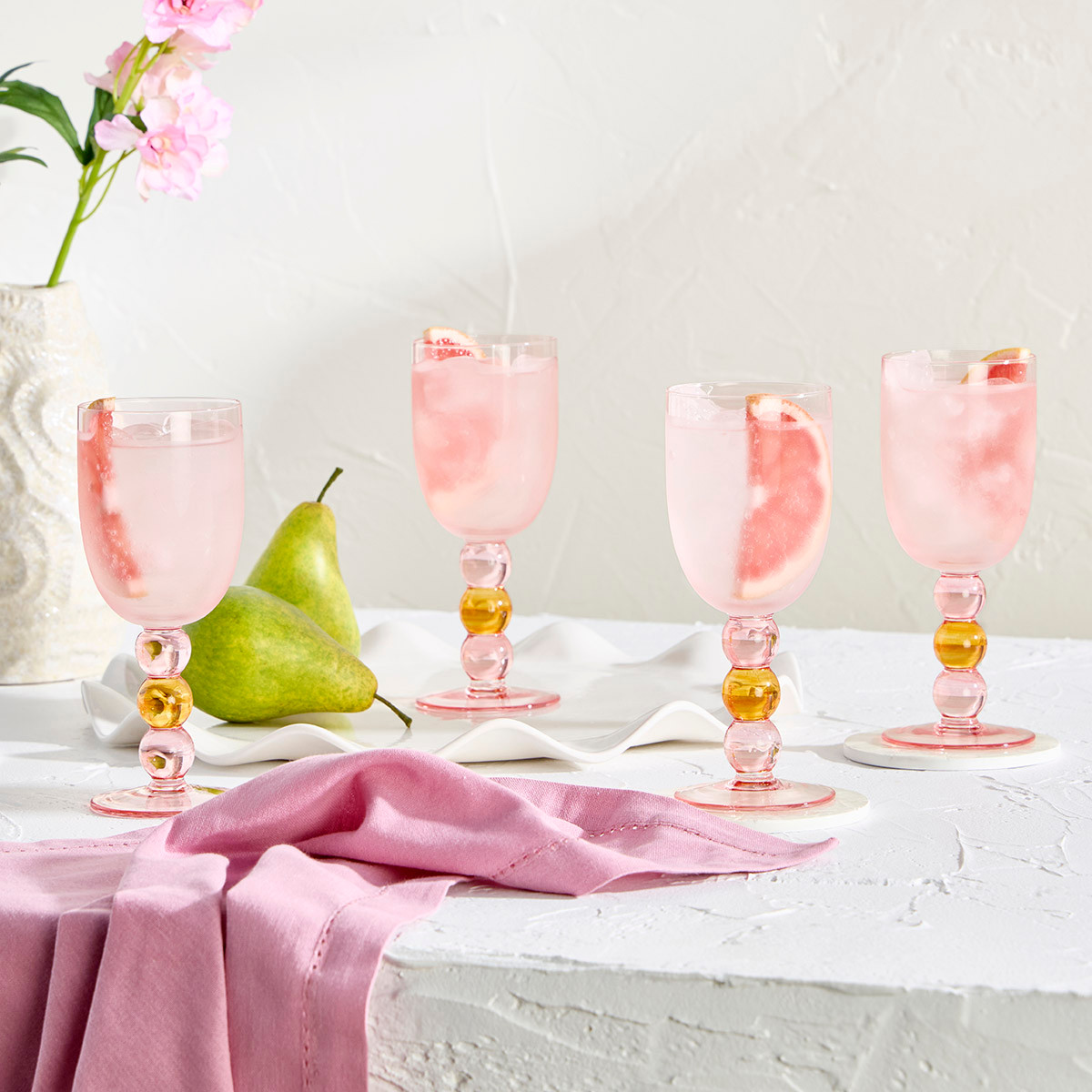 Gigi Flute Glass Set of 4