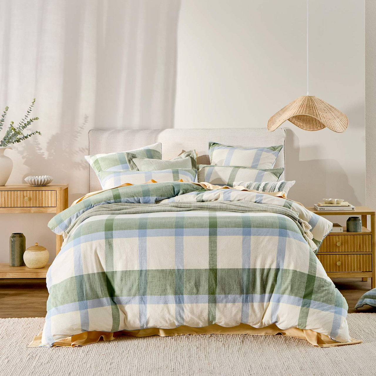Springfield Check Quilt Cover Set