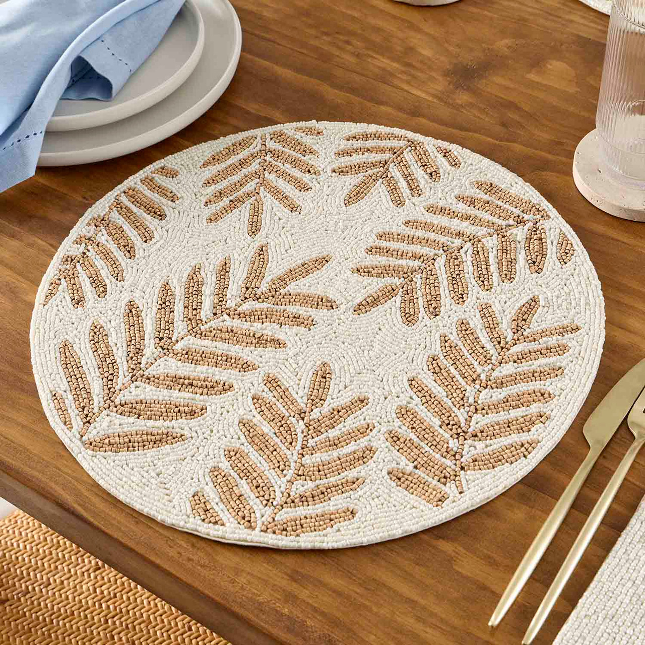 Isle Palm Beaded Placemat