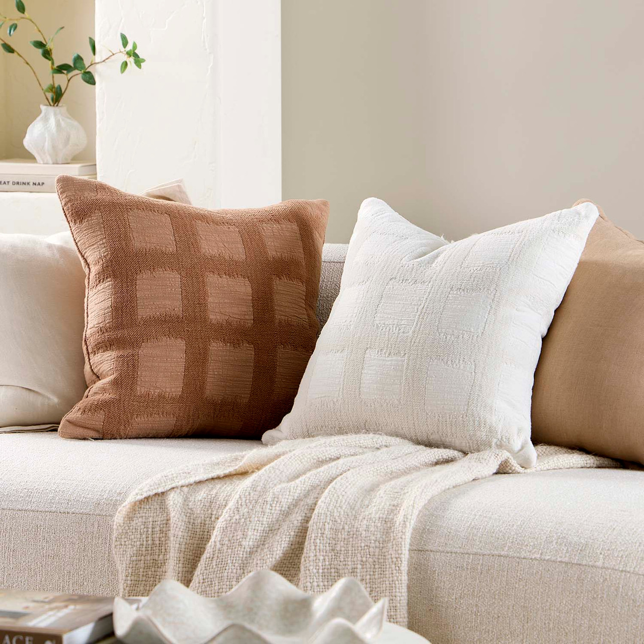 Mason Check Cushion