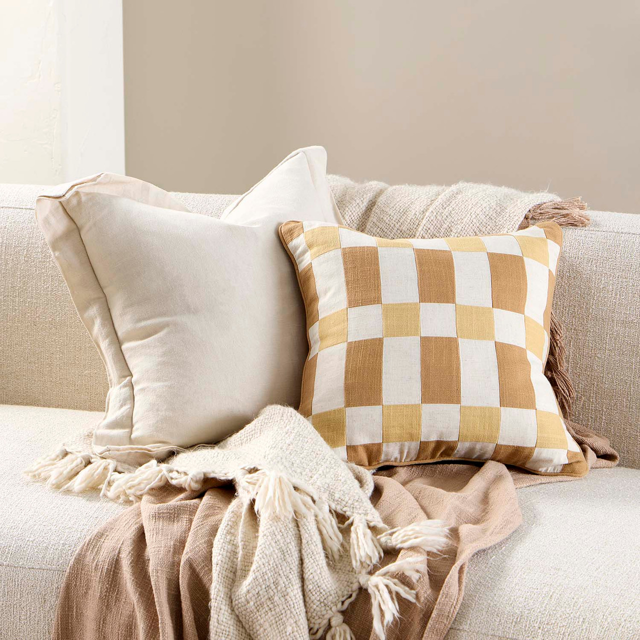 Alba Check Cushion