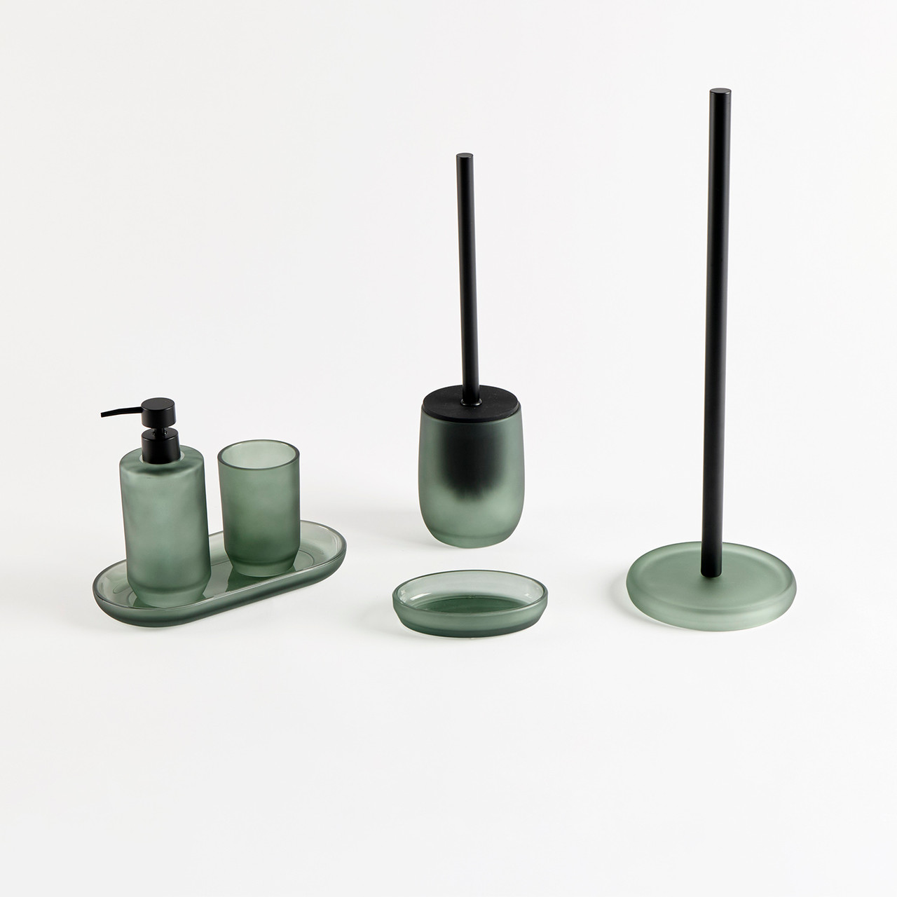 Billie Frosted Glass Bathroom Accessories