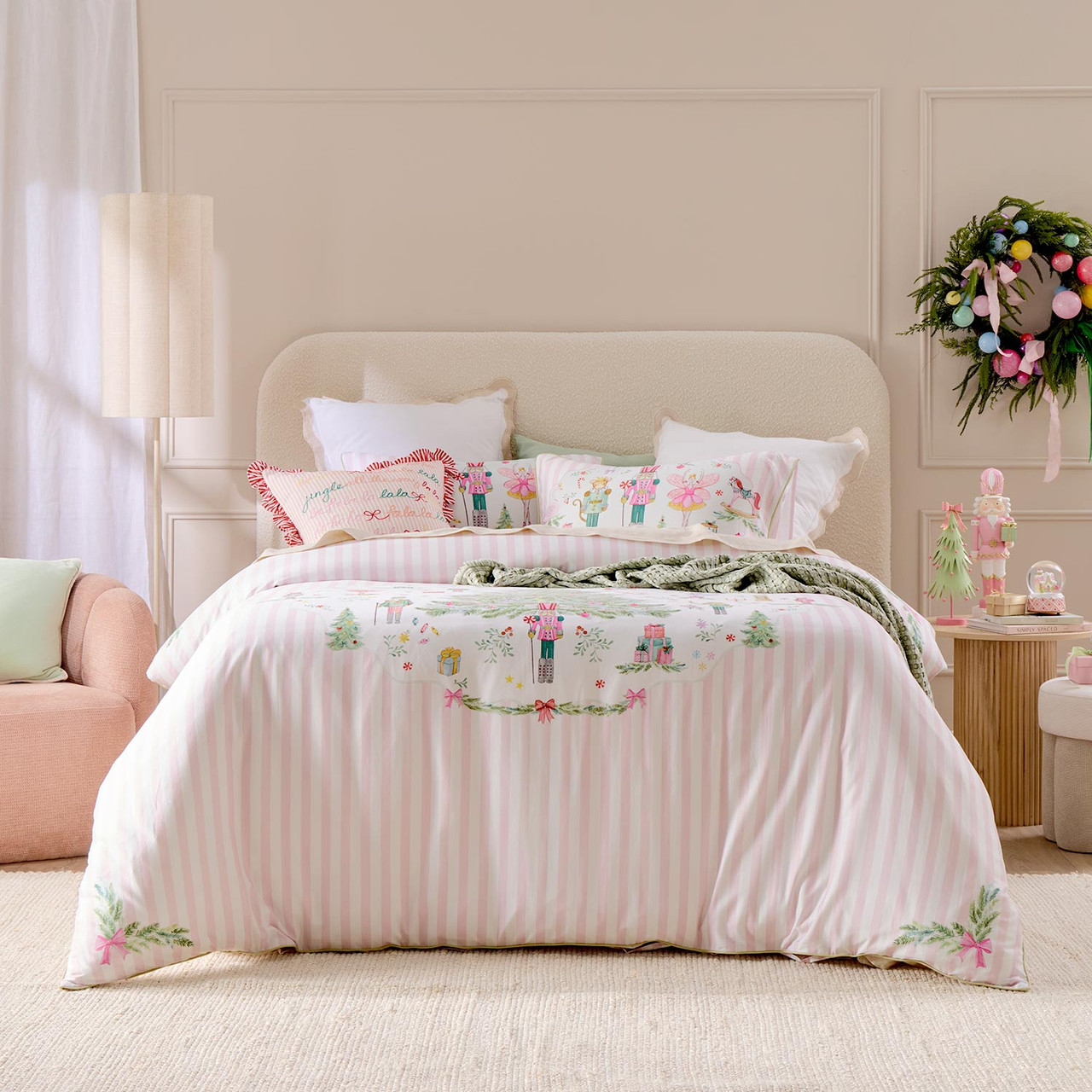 Nutcracker Dream Christmas Quilt Cover Set