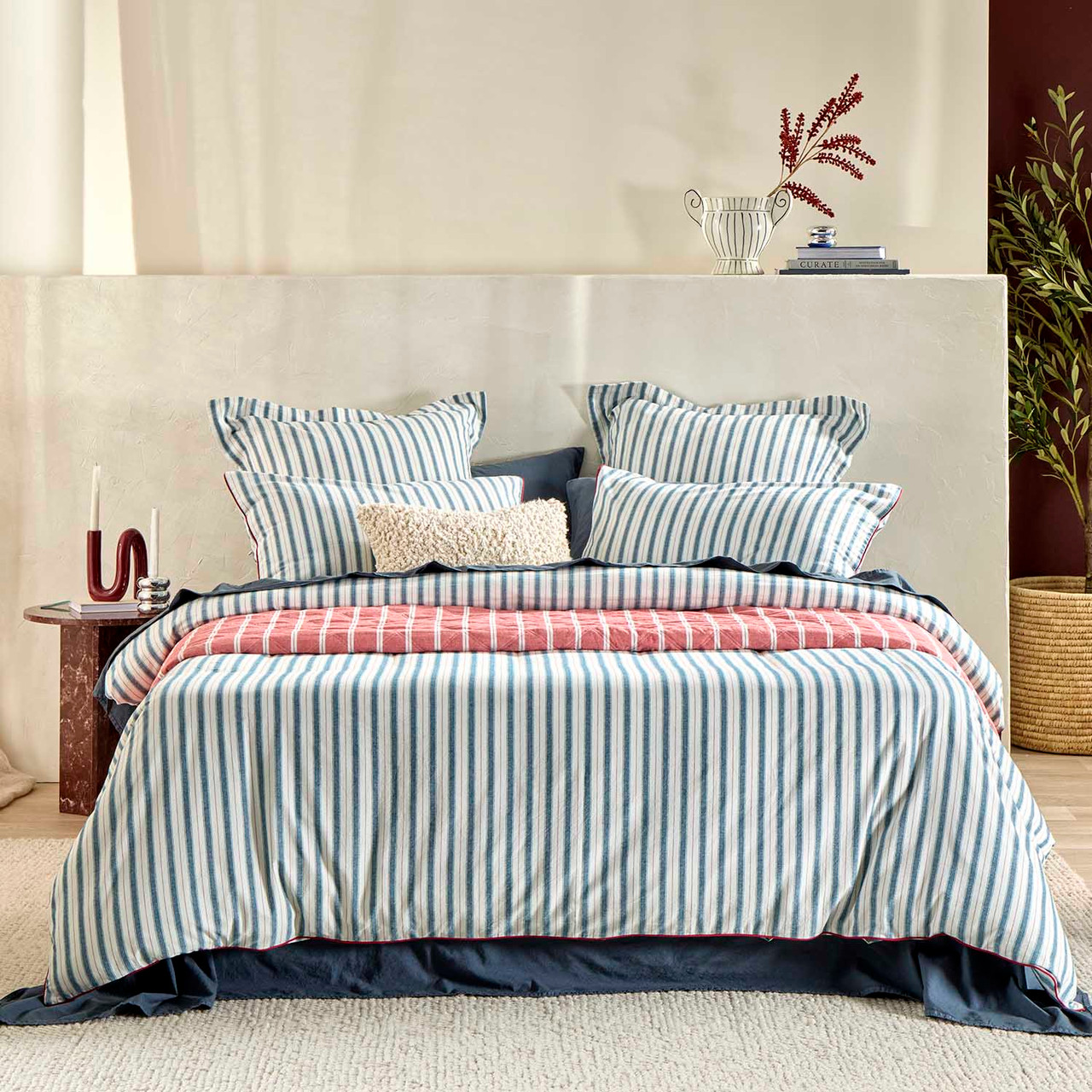 Preston Stripe Quilt Cover Set