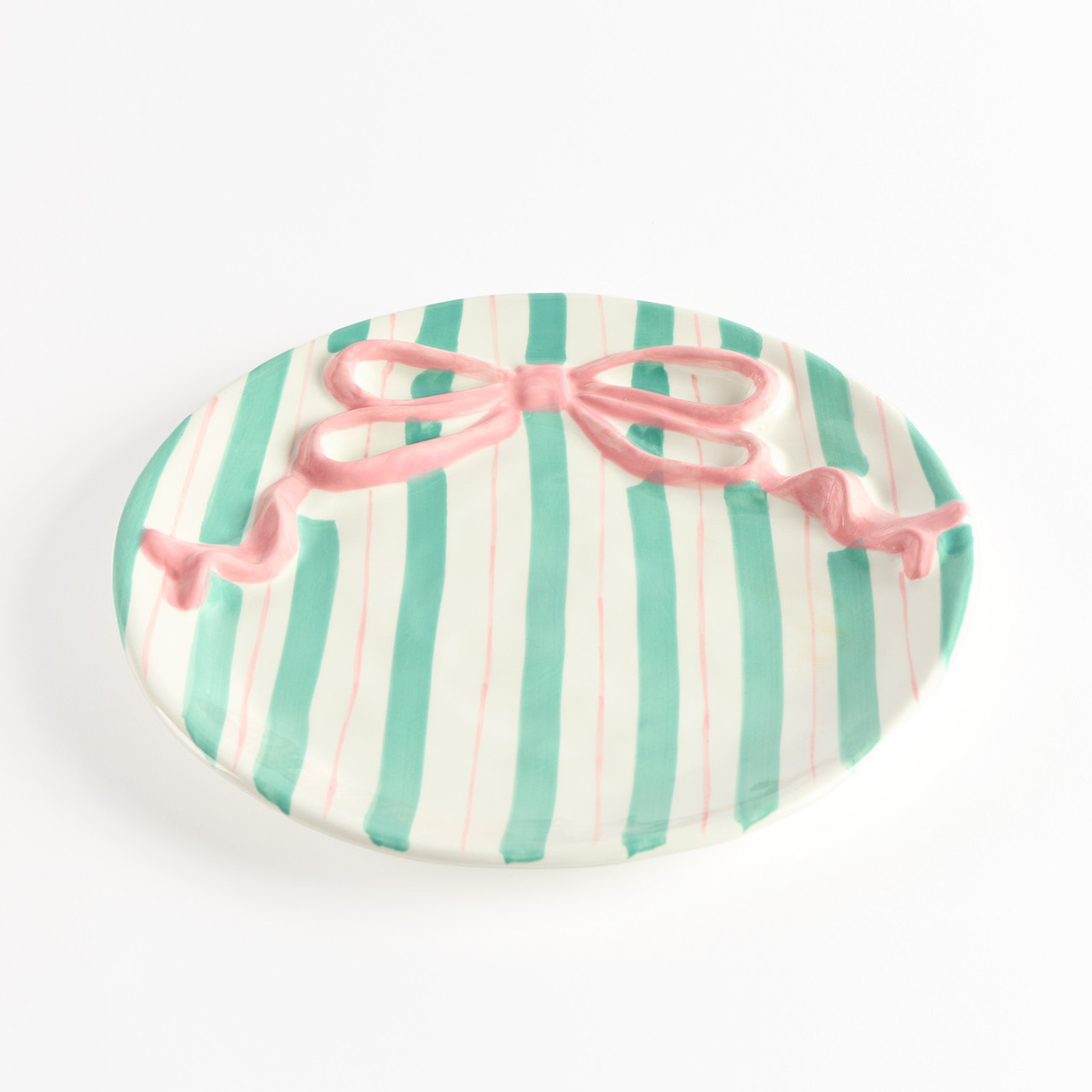 Lena Bow Christmas Plate